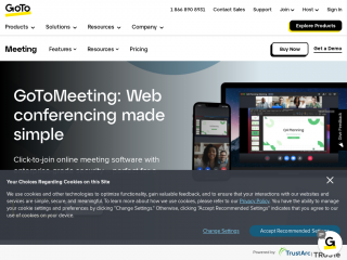 gotomeeting.com screenshot