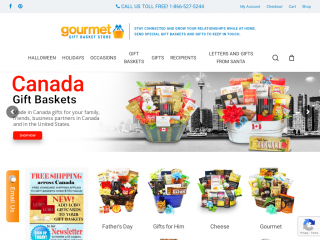 gourmetgiftbasketstore.com screenshot