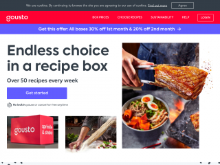 gousto.co.uk screenshot