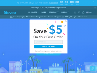 govee.com screenshot