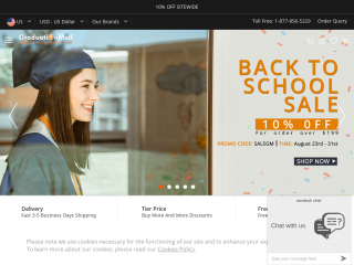 graduationmall.com screenshot