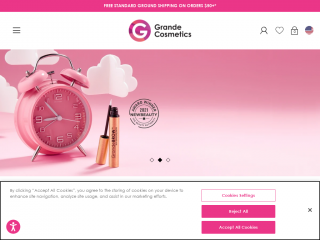 grandecosmetics.com screenshot