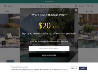 grandpatio.com screenshot