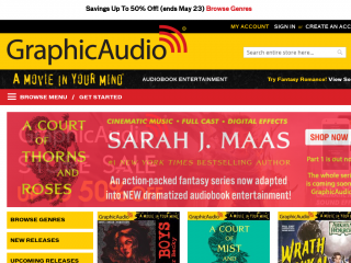 graphicaudio.net screenshot