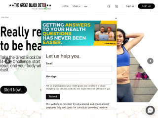 greatblackdetox.com screenshot