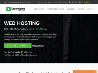 greengeeks.com screenshot
