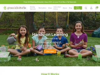 greenkidcrafts.com screenshot
