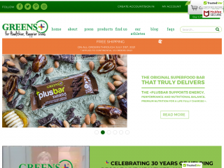 greensplus.com screenshot