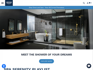 grohe.us screenshot