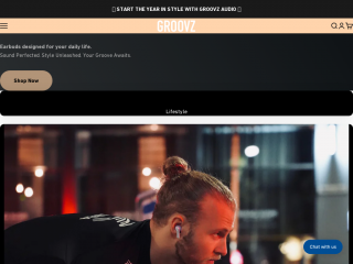 groovzaudio.com screenshot