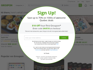 groupon.ca screenshot