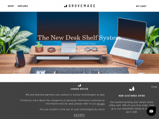grovemade.com screenshot