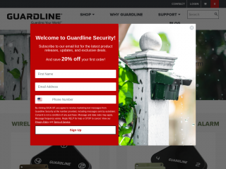 guardlinesecurity.com screenshot