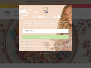guru-granola.com screenshot
