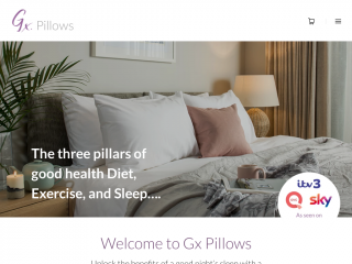 gxpillows.co.uk screenshot