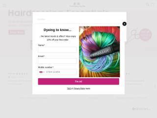hairdressingsupplieslincoln.com screenshot