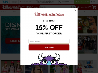 halloweencostumes.com screenshot