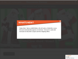 halloweenexpress.com screenshot