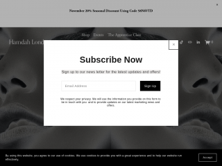 hamdahlondon.co.uk screenshot