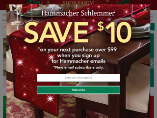 hammacher.com screenshot
