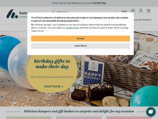 hampers.com screenshot