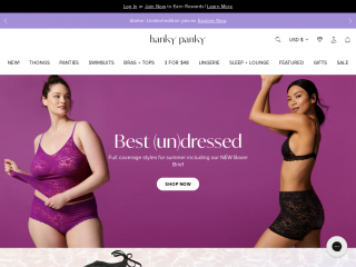 hankypanky.com screenshot