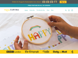 happycraftbox.com screenshot