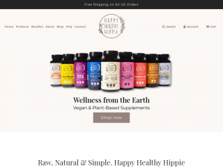 happyhealthyhippieco.com screenshot