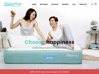 happysleep.com.au screenshot