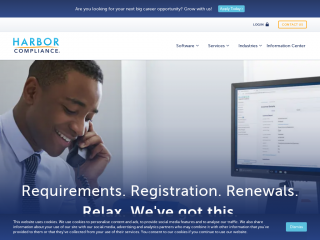 harborcompliance.com screenshot