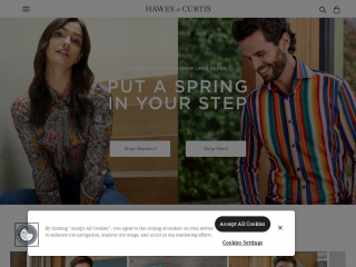 hawesandcurtis.com screenshot