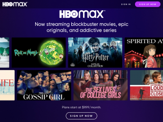 hbomax.com screenshot