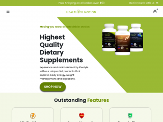 healthiermotion.com screenshot