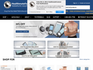 healthmateforever.com screenshot