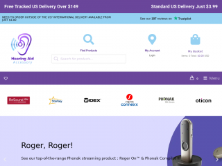 hearingaidaccessory.com screenshot