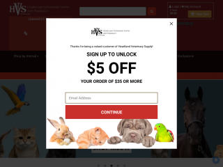 heartlandvetsupply.com screenshot