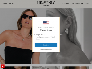 heavenlylondon.com screenshot