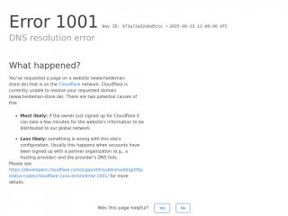 heideman-store.de screenshot
