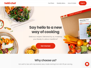 hellochef.me screenshot