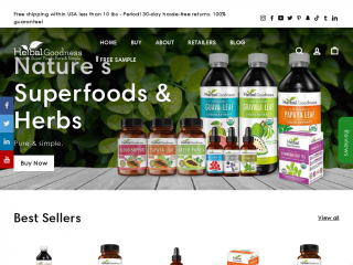 herbalgoodnessco.com screenshot