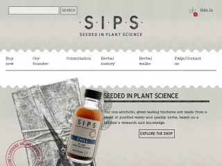 herbalsips.com screenshot