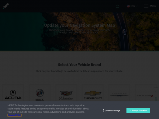 here.navigation.com screenshot