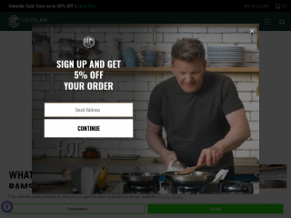 hexclad.com screenshot