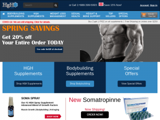 hgh.com screenshot