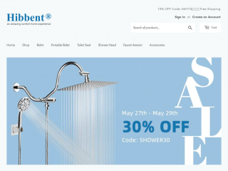 hibbentshop.com screenshot