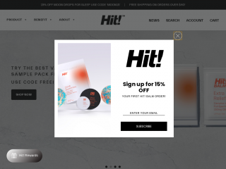 hitbalm.com screenshot