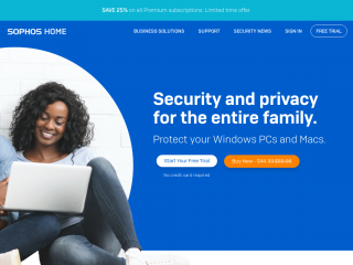 home.sophos.com screenshot