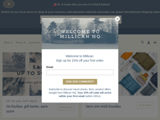 homeofmillican.com screenshot
