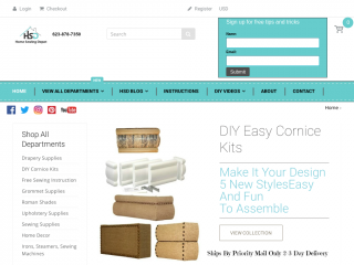 homesewingdepot.com screenshot