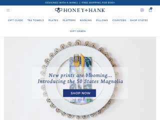 honeyandhank.com screenshot